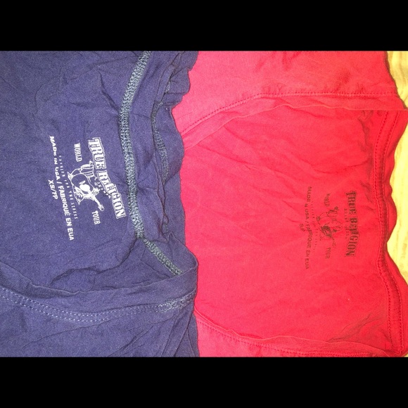 2 true religion t shirts - Picture 3 of 3
